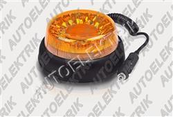 Výstražný oranžový maják FT-100 LED magnetický